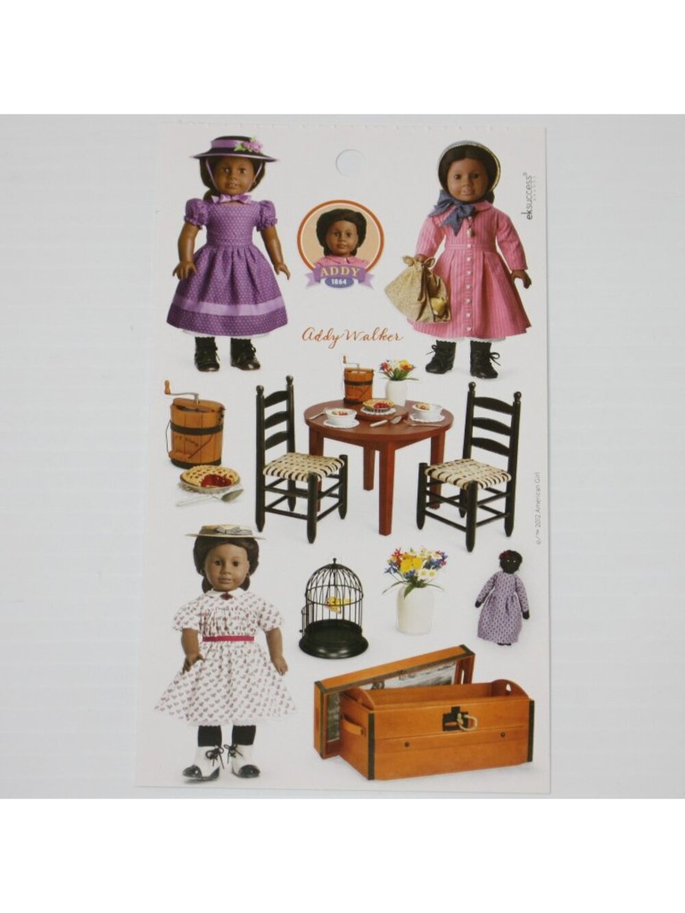 American Girl Addy Walker Doll Sticker Sheet by EK Success Brands